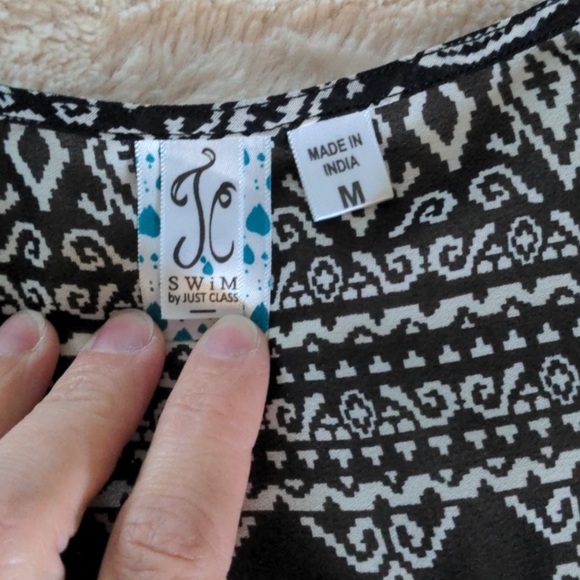 Boho beaded swim cover-up - Picture 2 of 3